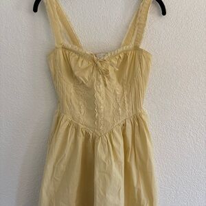 REVOLVE Yellow Mini Dress